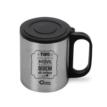 Caneca Inox 180ml